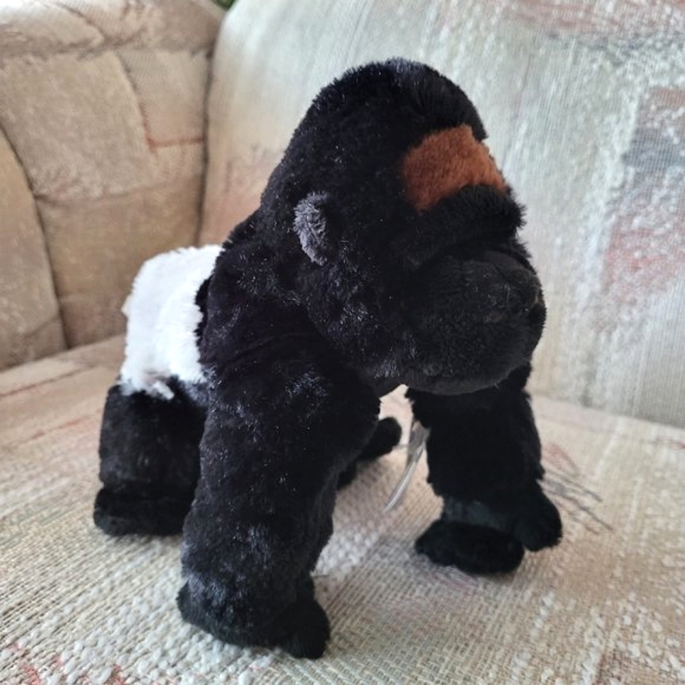 WEBKINZ Adopt A Pet Silverback Gorilla 9" Plush with Code GANZ